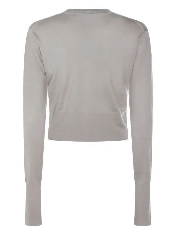 Vivienne Westwood Orb Embroidered Button Cardigan | Grey | FARFETCH