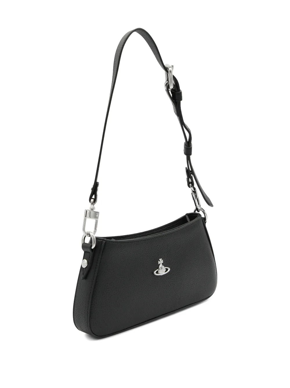 Vivienne Westwood Schoudertas met Orb-applicatie Zwart