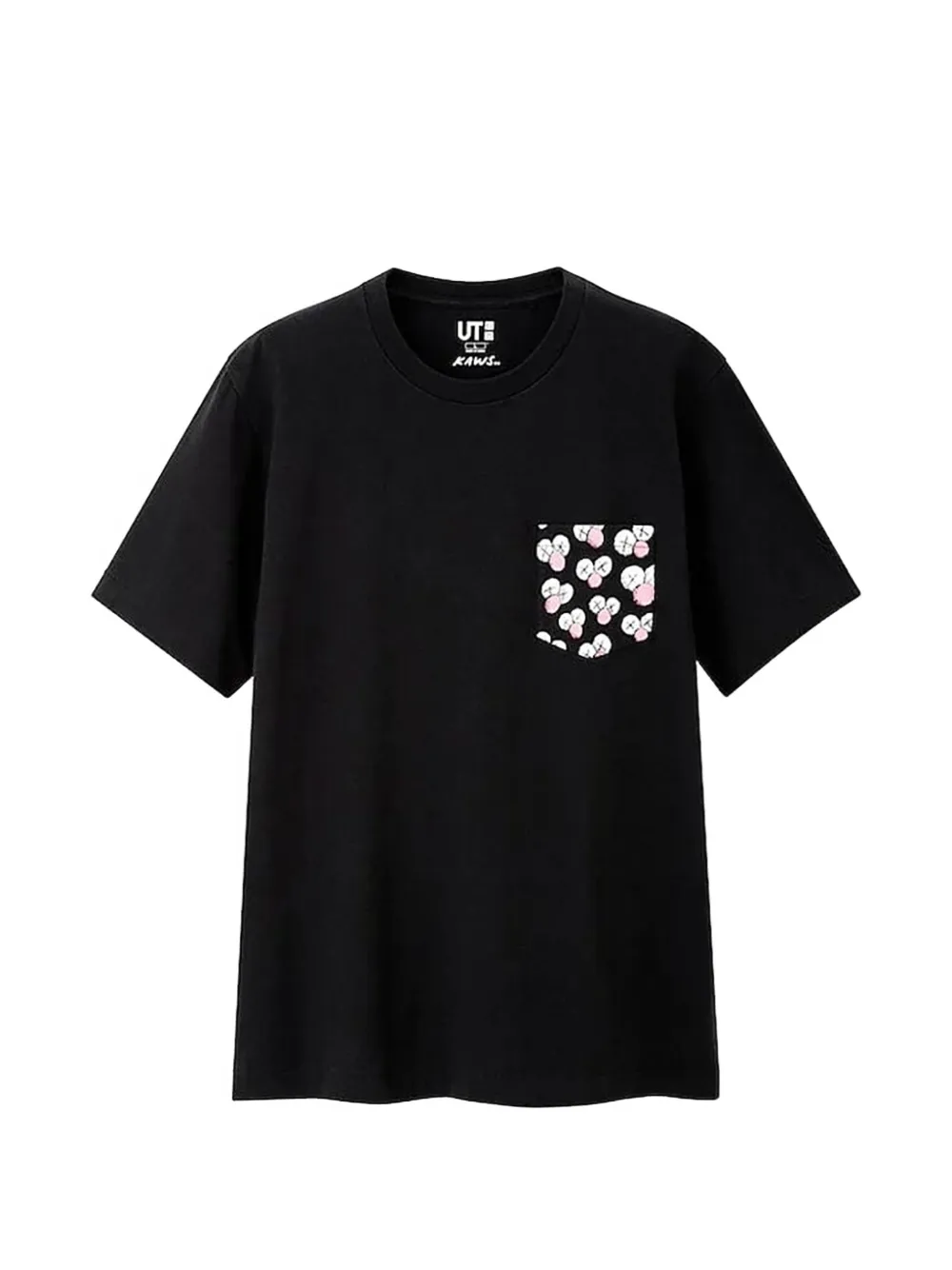 KAWS x Uniqlo BFF-pocket T-shirt - Nero