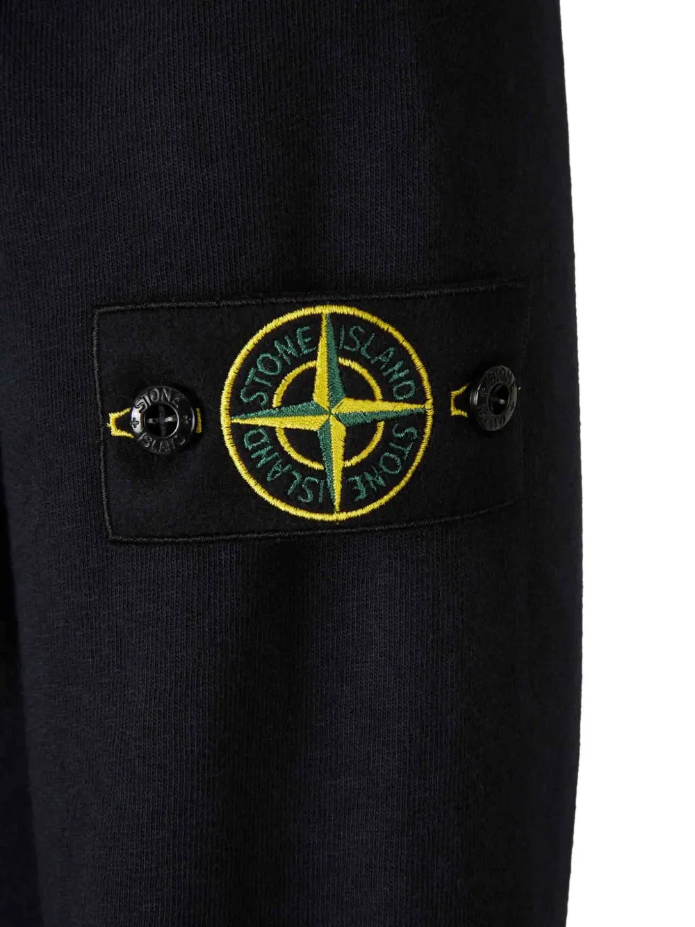 Stone Island 6100033 Malfilé fleece jack met verouderd effect Blauw
