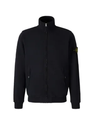 Stone Island ジップアップ パーカー | ブラック | FARFETCH JP