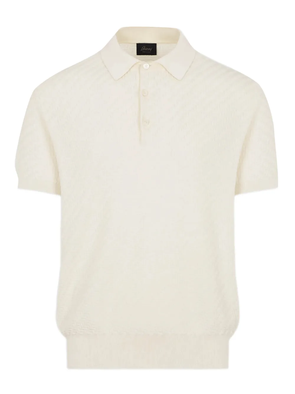 Brioni short-sleeve polo shirt - Nude