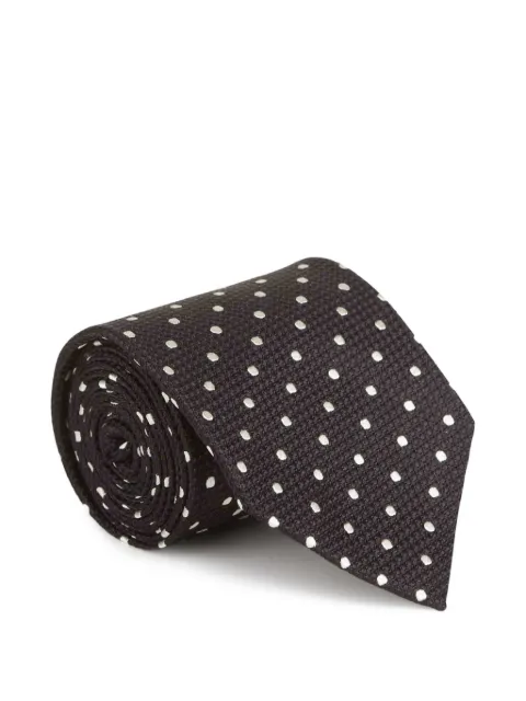 TOM FORD polka-dot silk tie