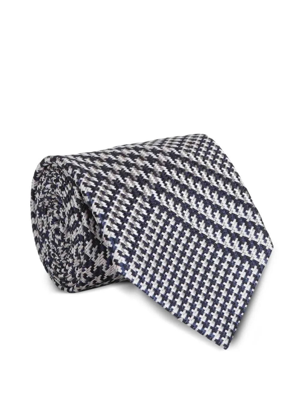 TOM FORD textured silk tie - Blau