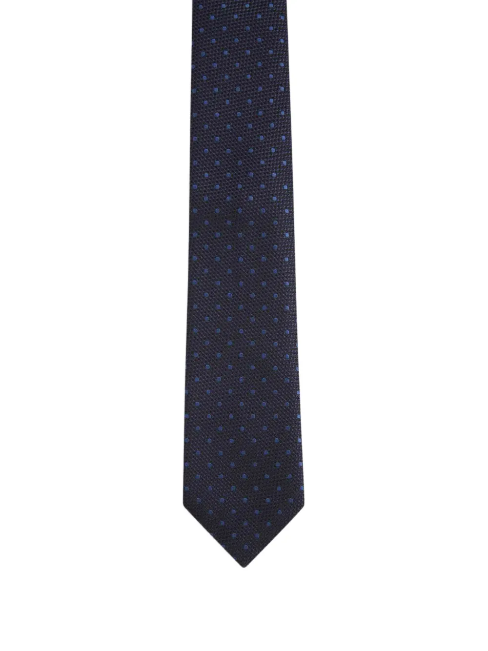 TOM FORD polka-dot silk tie - Blauw