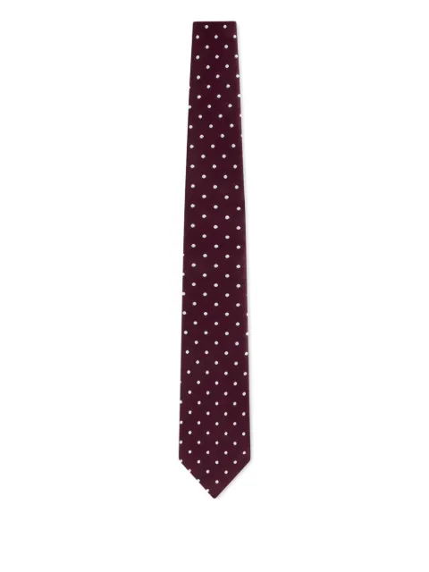 TOM FORD polka-dot silk tie
