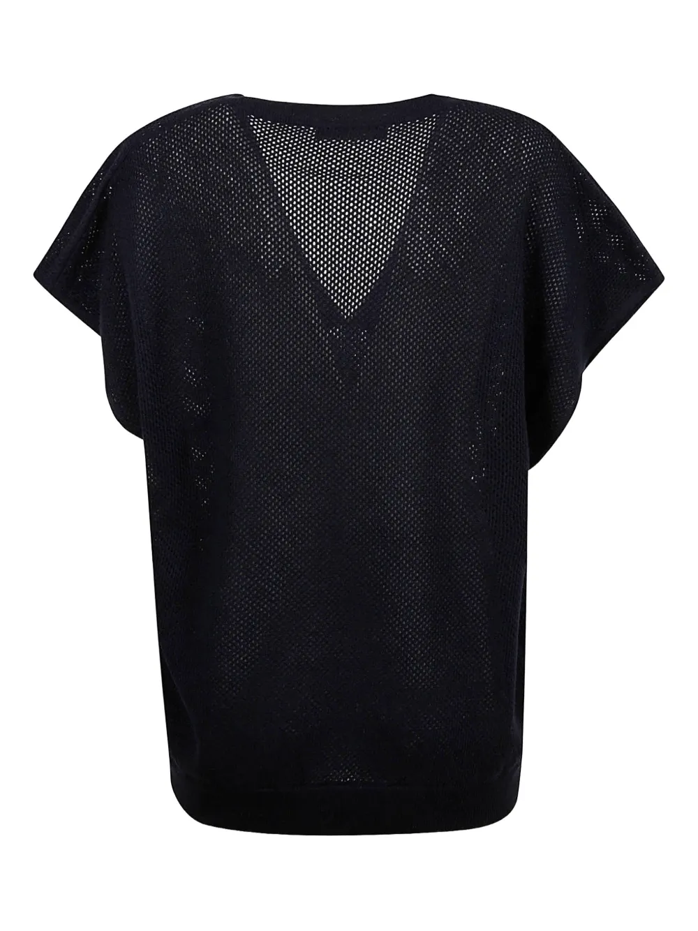 Fabiana Filippi V-neck wool blouse - Blauw