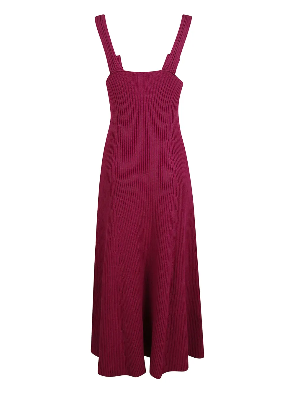 Jil Sander V-neck ribbed-knit dress - Roze