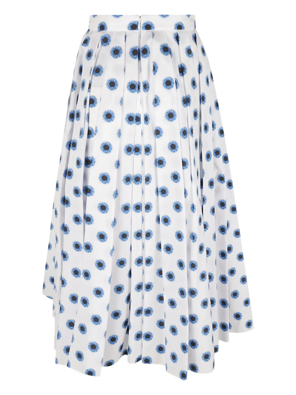 Alexander McQueen floral-print skirt - Wit