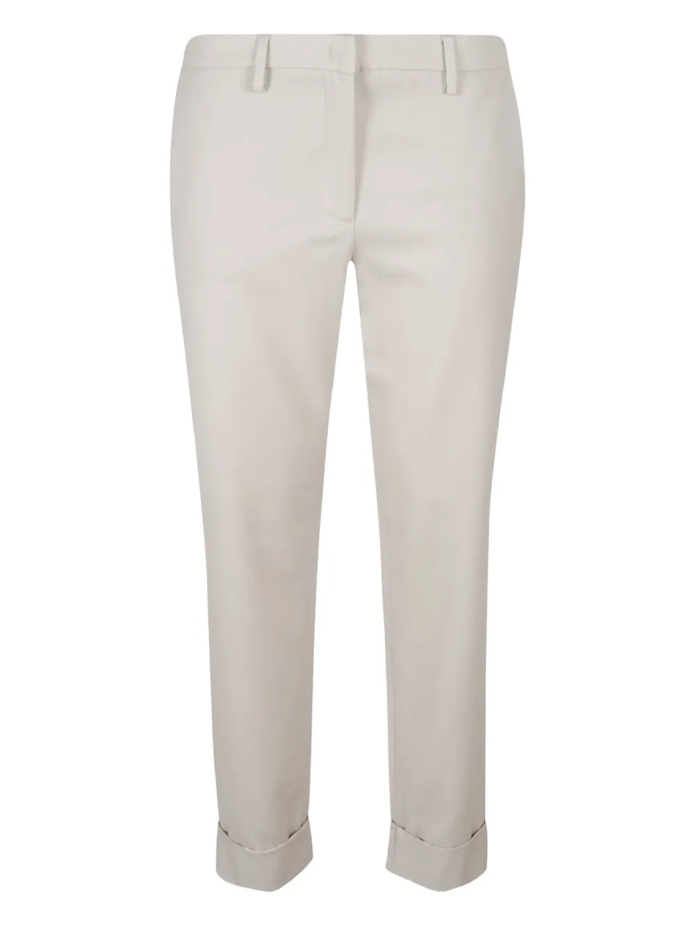 Fabiana Filippi cuffed trousers - Toni neutri