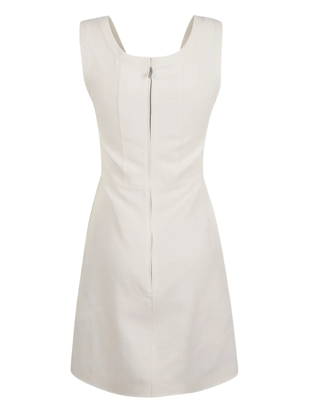Jil Sander panelled sleeveless mini dress - Beige