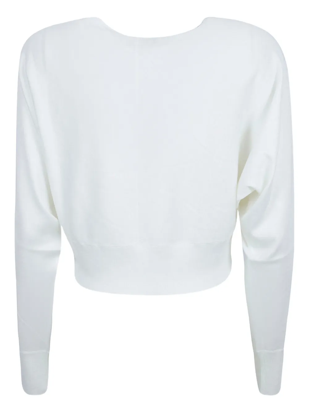 Fabiana Filippi double-breasted wrap top - Wit