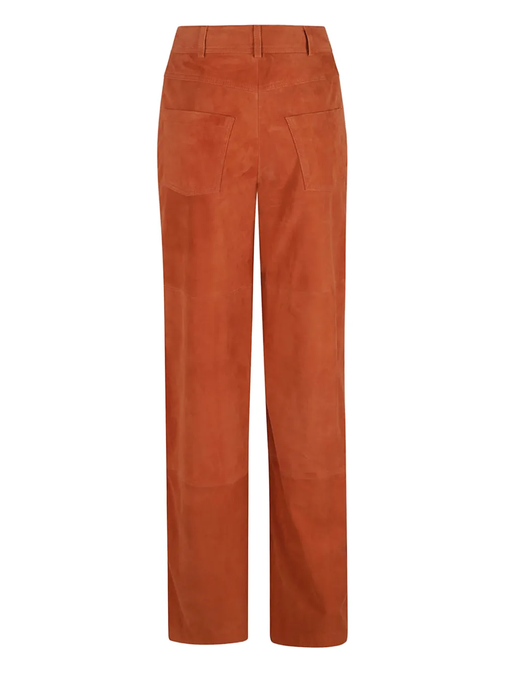 Alberta Ferretti high-waisted trousers - Oranje