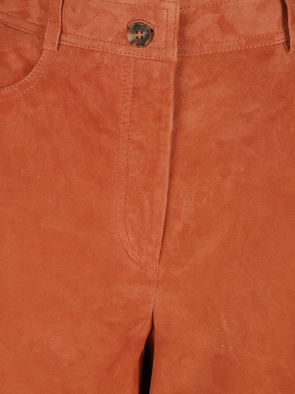 Alberta Ferretti High waist broek Oranje