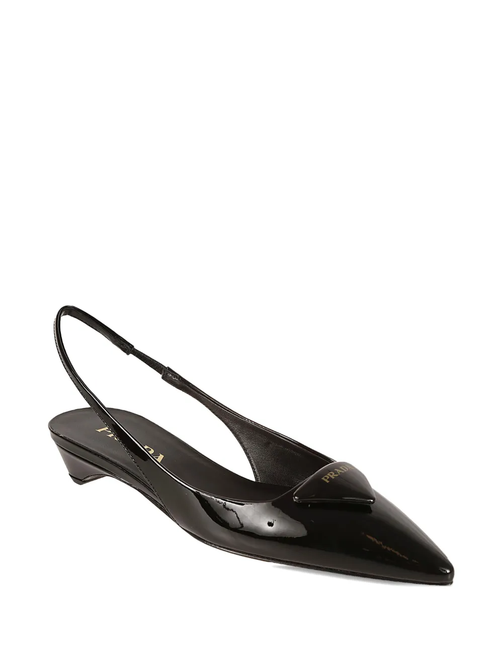 Prada heeled slingback pumps Zwart