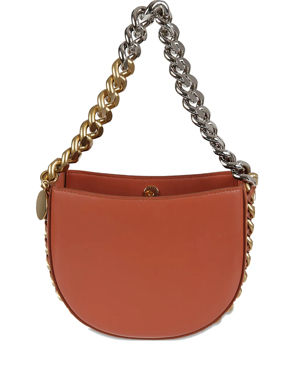 Stella McCartney chain-strap shoulder bag - Arancione