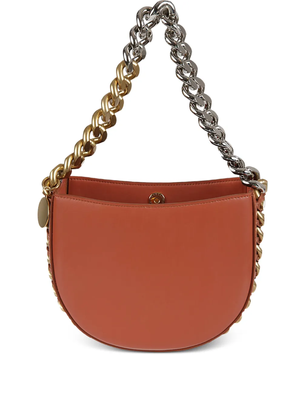 Stella McCartney chain-strap shoulder bag - Arancione