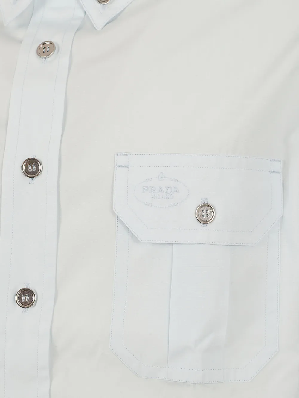  Prada Buttoned Shirt - Blue 