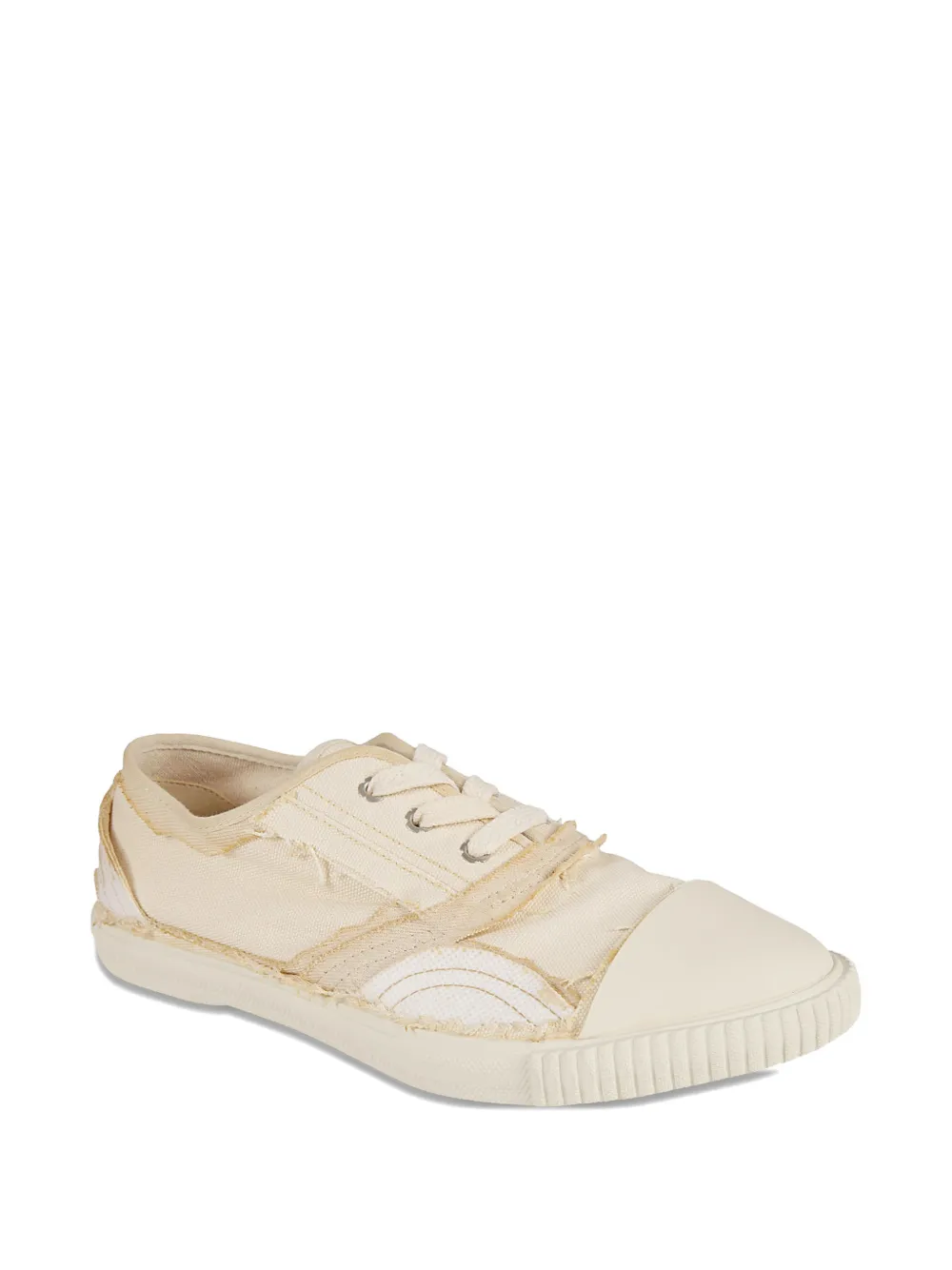 Maison Margiela frayed-detail sneakers Beige