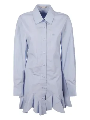 Stella McCartney シャツドレス | ブルー | FARFETCH JP