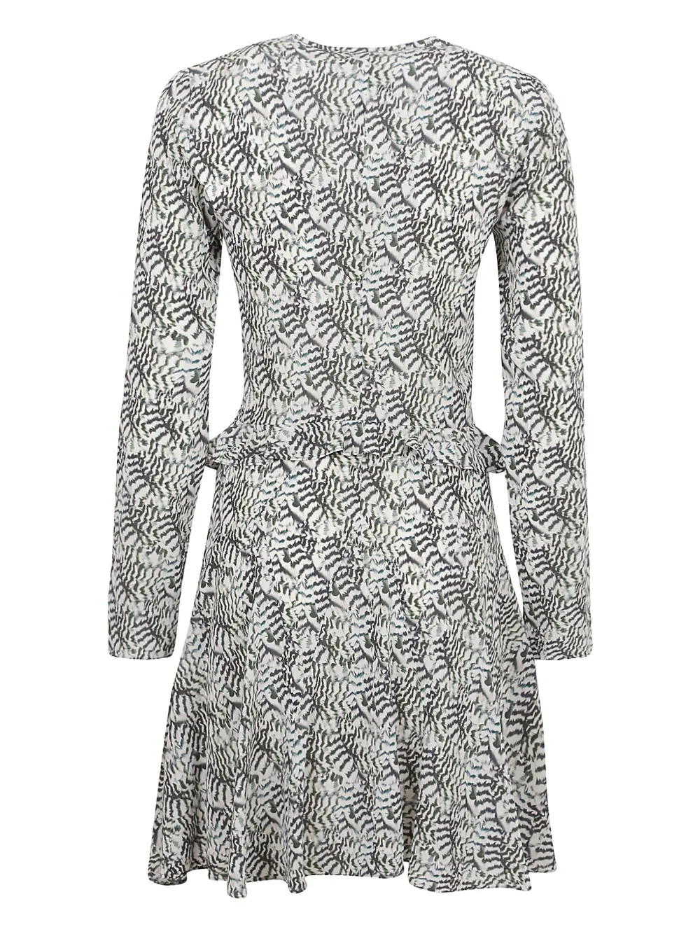 ISABEL MARANT V-neck ruffled-detail dress - Wit