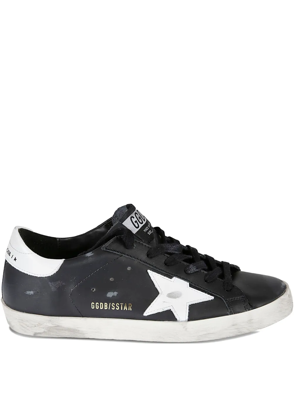 Golden Goose Super-Star appliqué sneakers - Nero