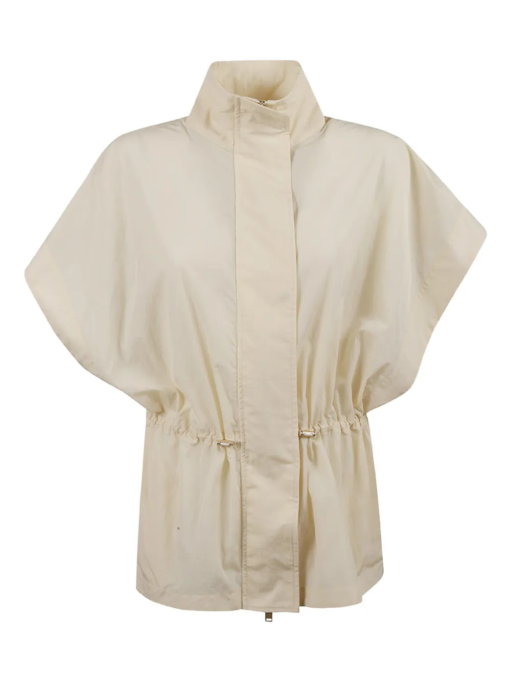 Fabiana Filippi concealed-fastening drawstring cape - Toni neutri