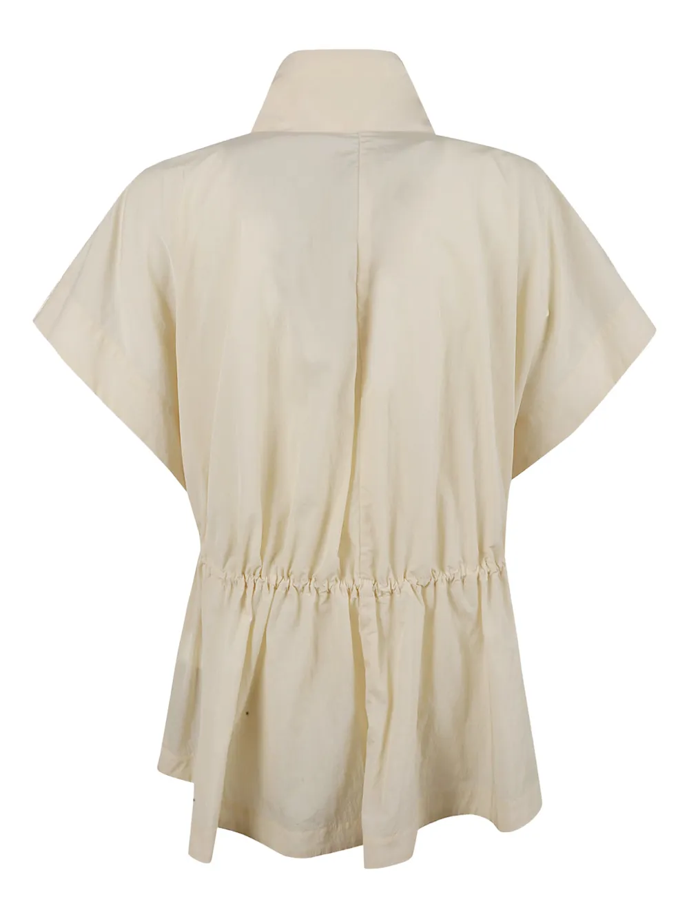 Concealed-Fastening Drawstring Cape