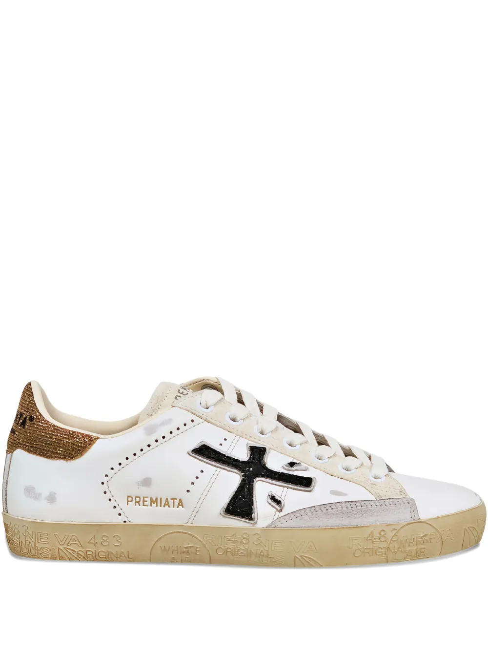 Premiata Sneakers con logo - Bianco