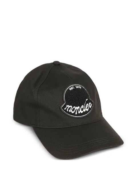 Moncler gorra con parche del logo