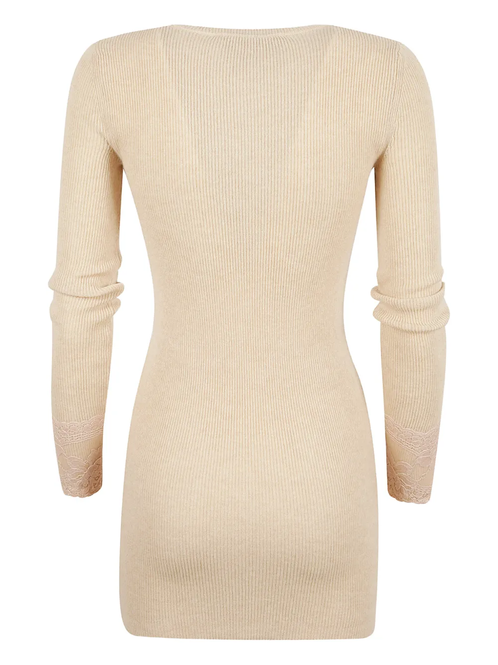 Valentino Garavani long-sleeve mini dress - Beige