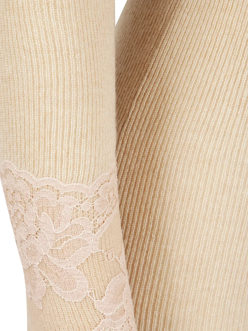 Valentino Garavani Mini-jurk met lange mouwen Beige