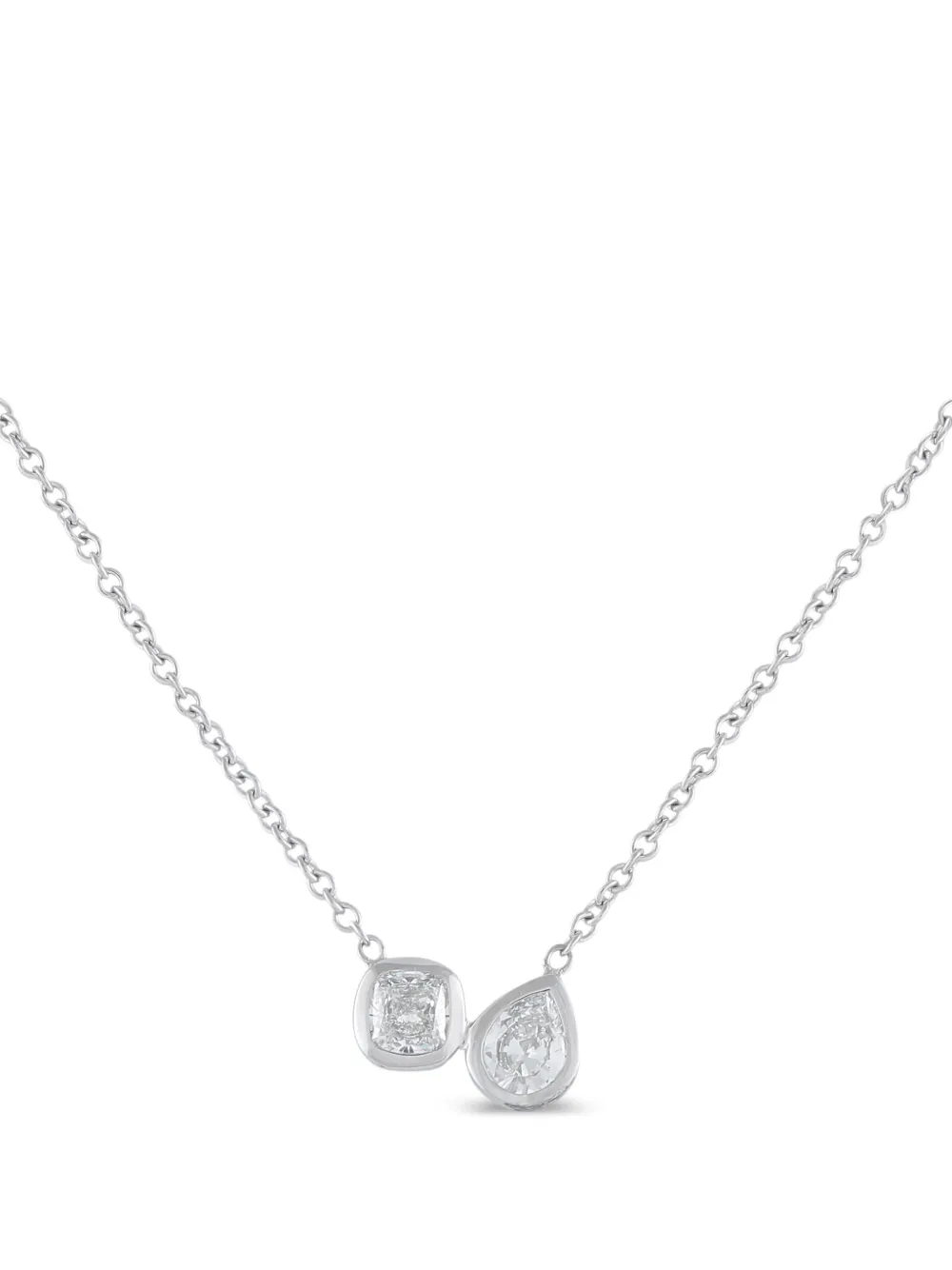 LB Exclusive diamond pendant necklace - Silber