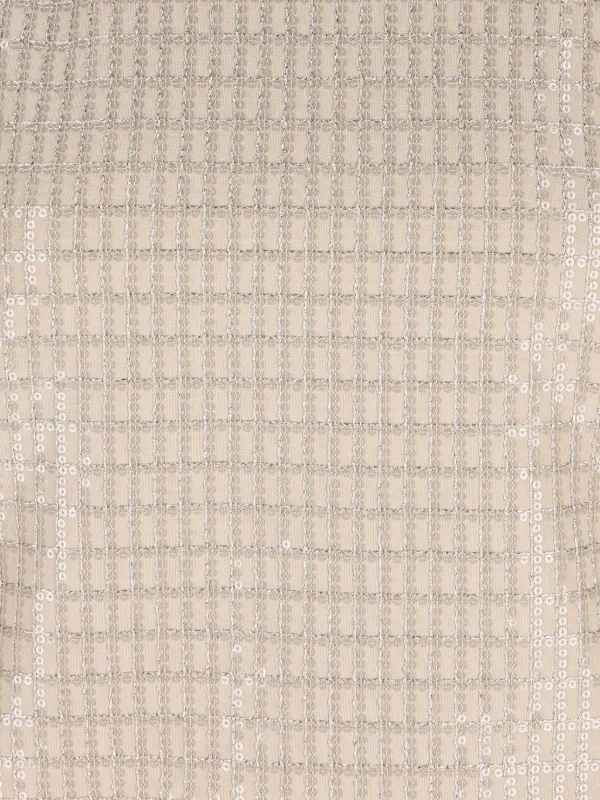 Brunello Cucinelli スパンコールトリム トップ | ニュートラル