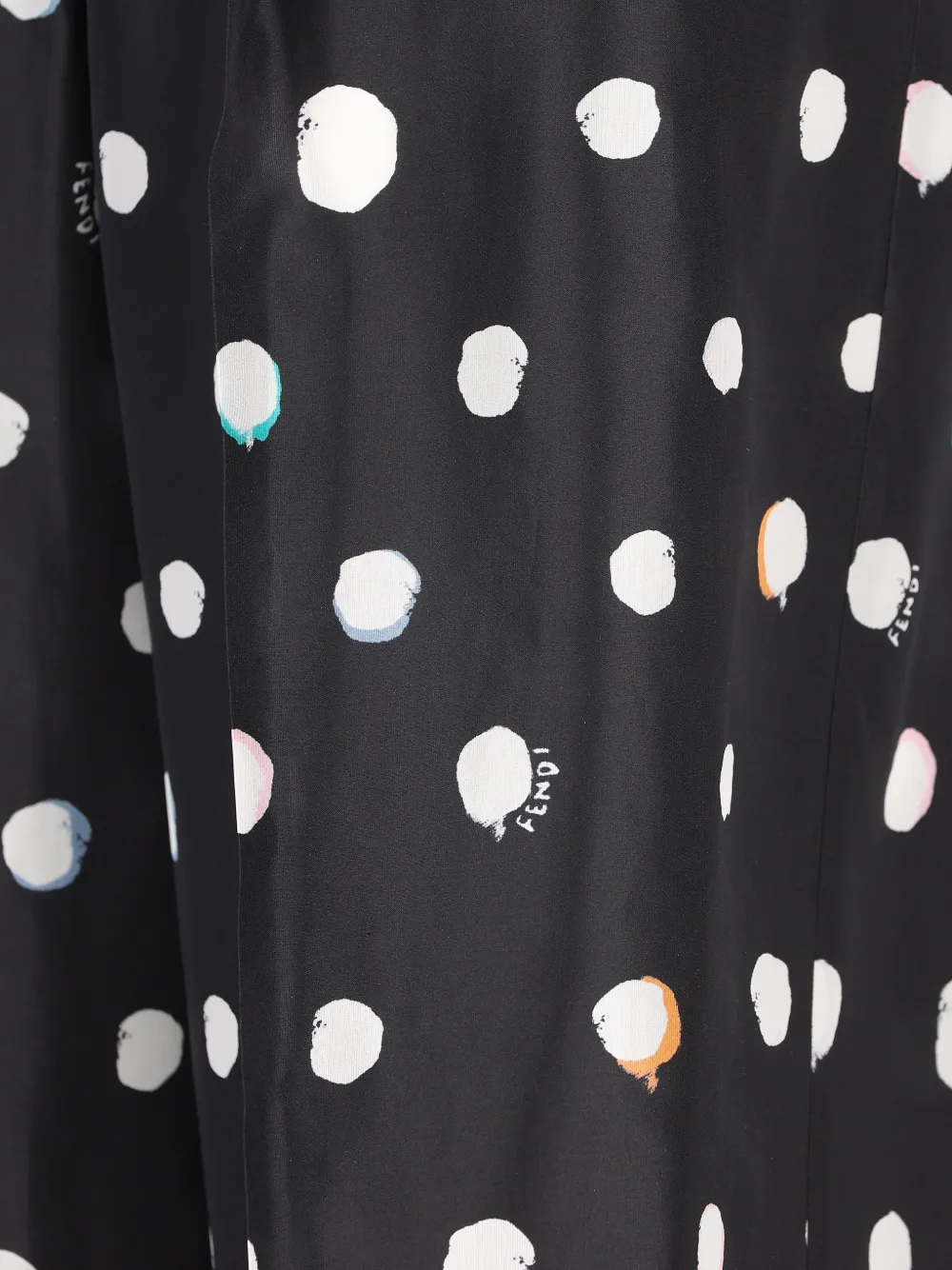 FENDI Broek met stippen Zwart