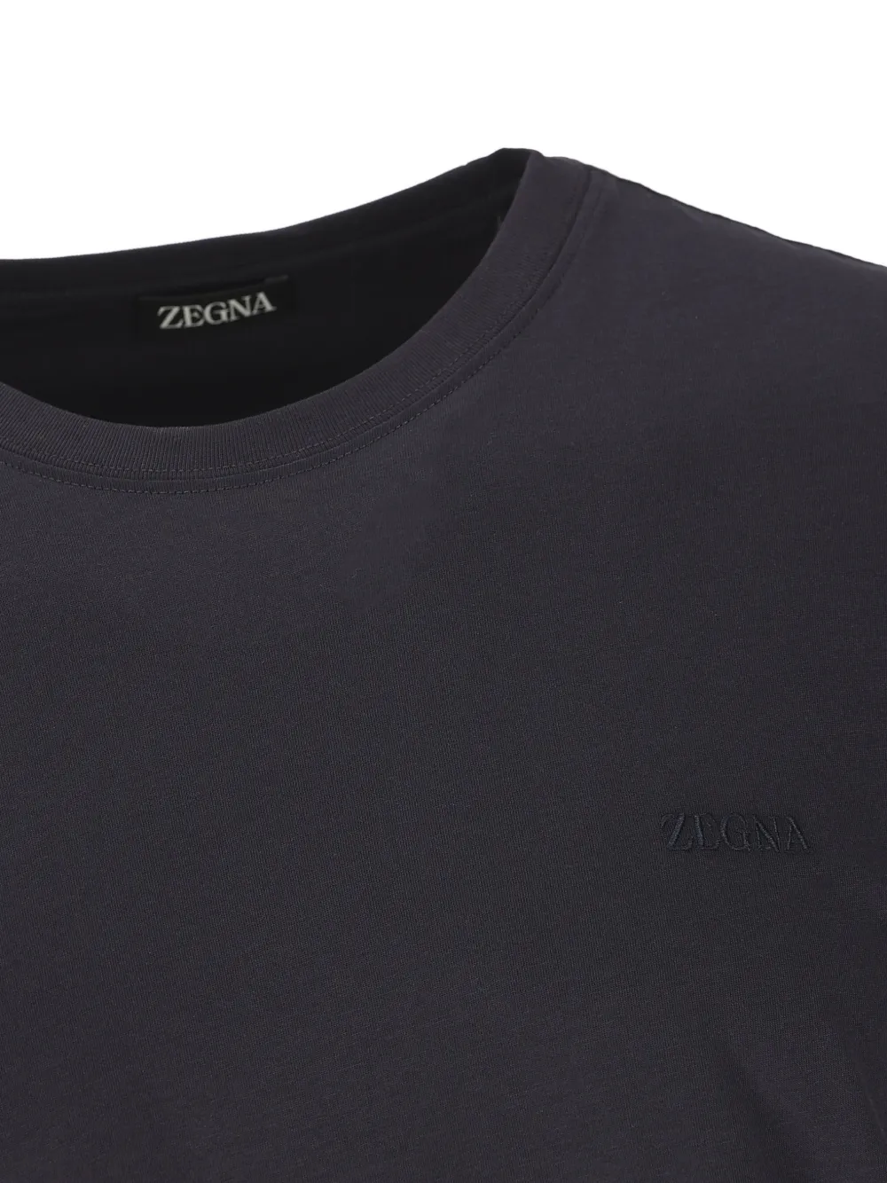 Zegna T-shirt met ronde hals Blauw