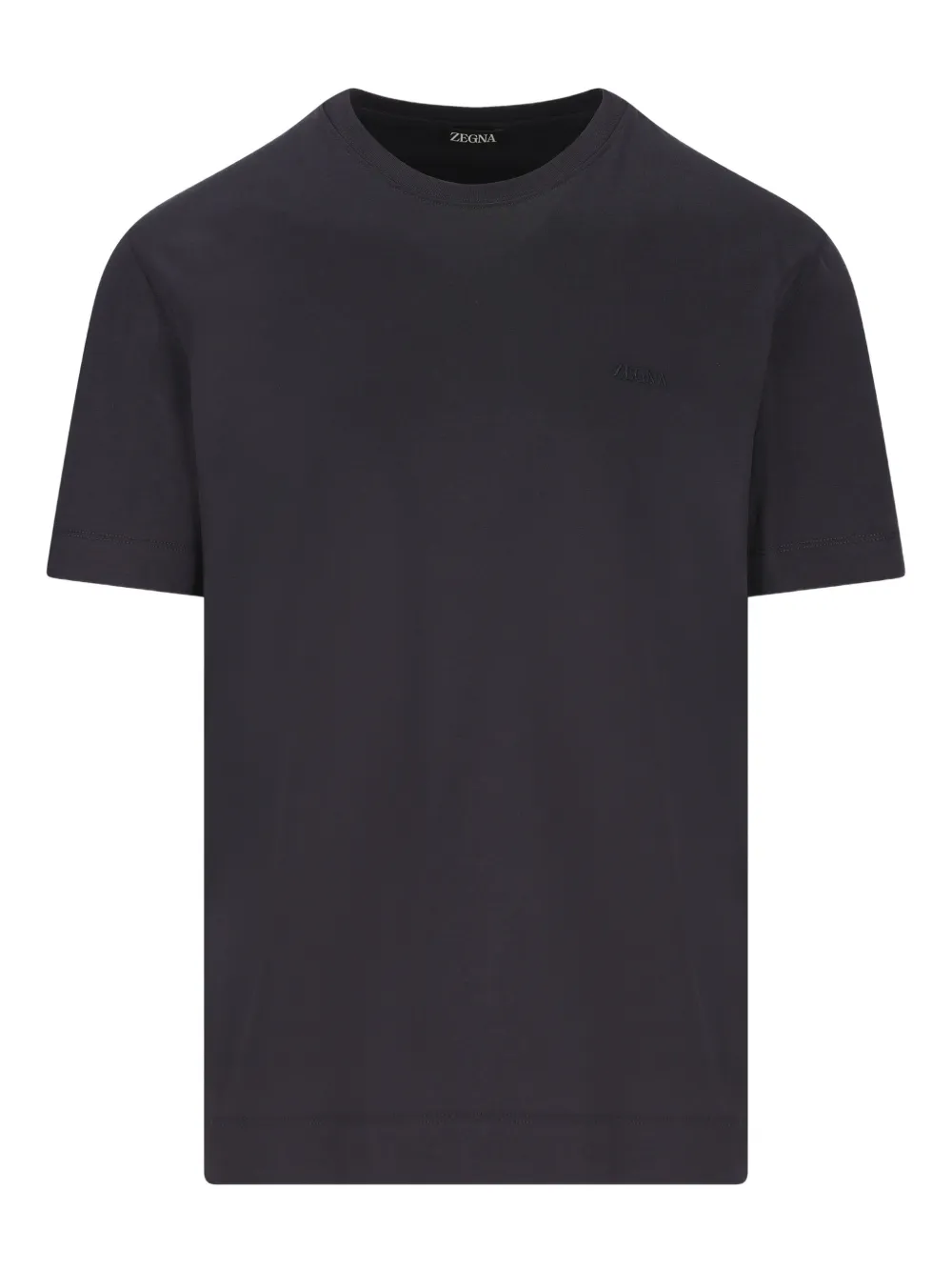 Zegna crew-neck short-sleeve T-shirt - Blau