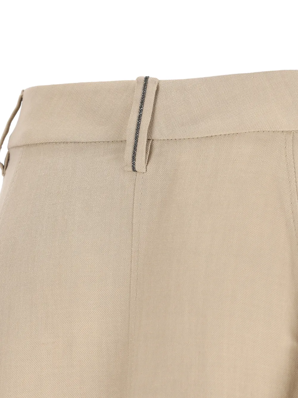  Brunello Cucinelli Pleated Midi Skirt - Neutrals 