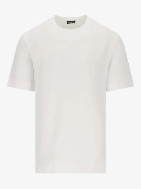 Zegna playera manga corta con cuello redondo