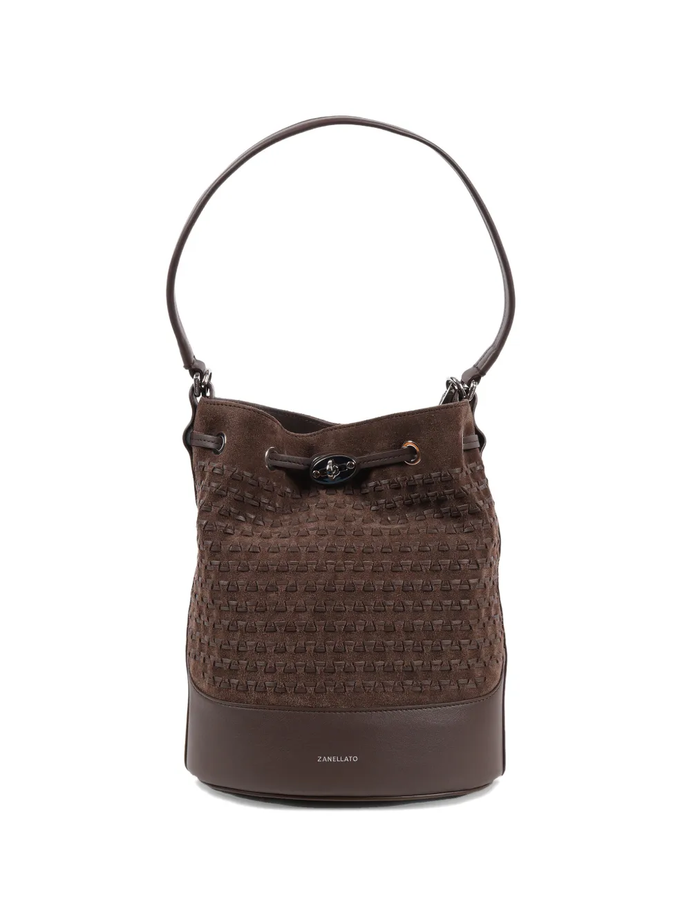 Zanellato Monda'® leather bucket bag - Marrone