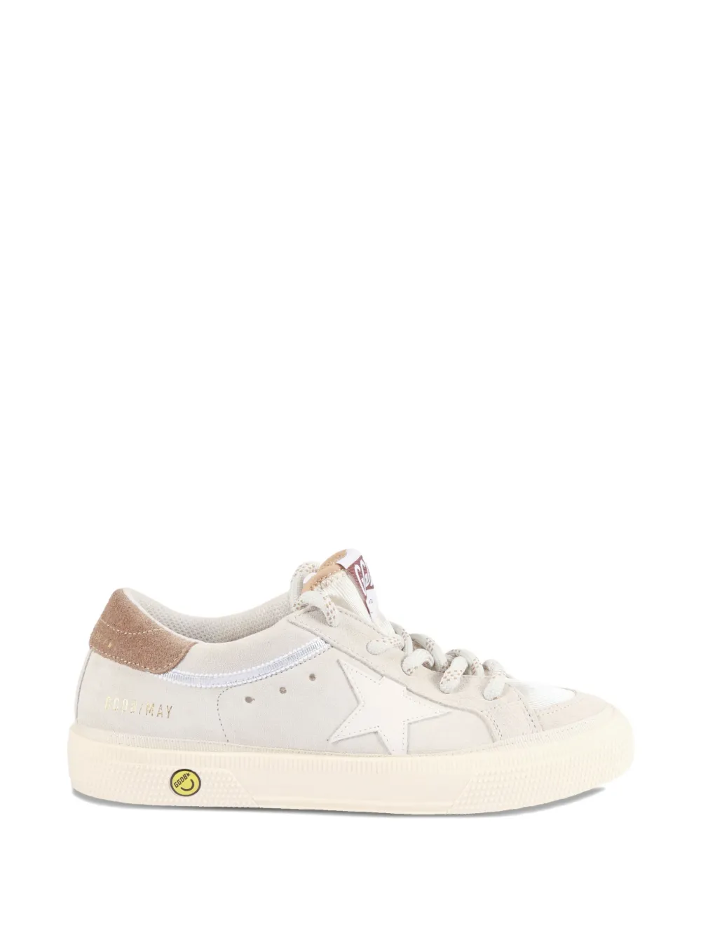 Golden Goose Kids May star-patch sneakers Beige
