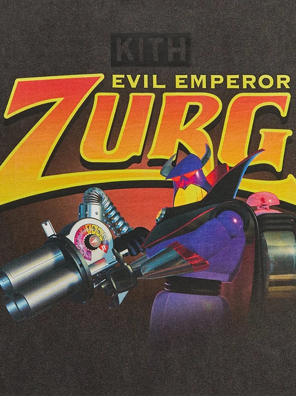 KITH Pixar Zurg graphic T-shirt - Zwart