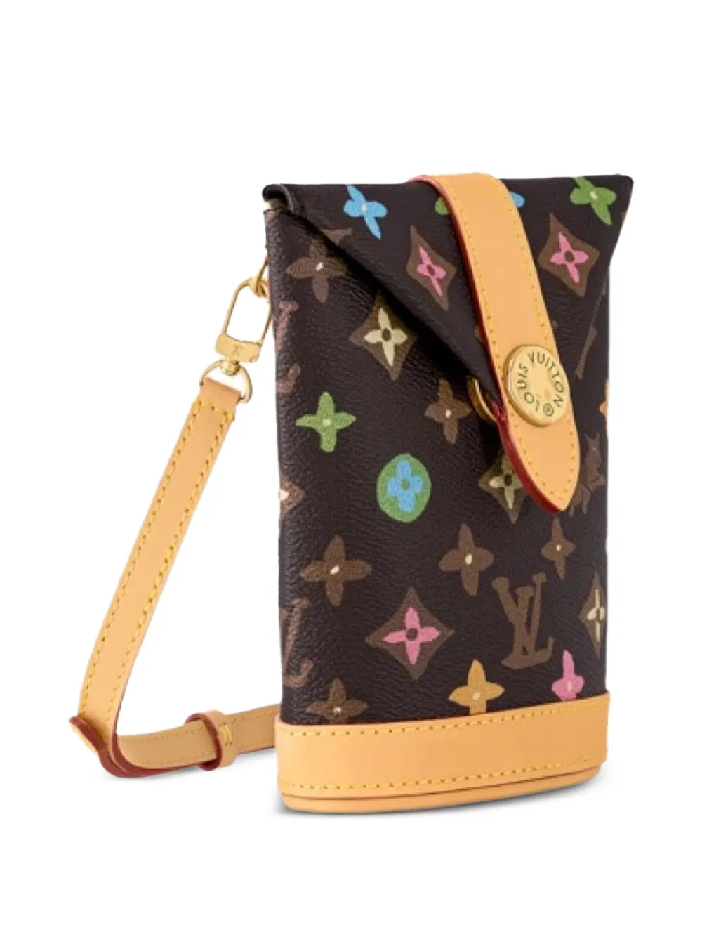 Louis Vuitton Pre-Owned Tyler the Creator messengertas met monogram Bruin