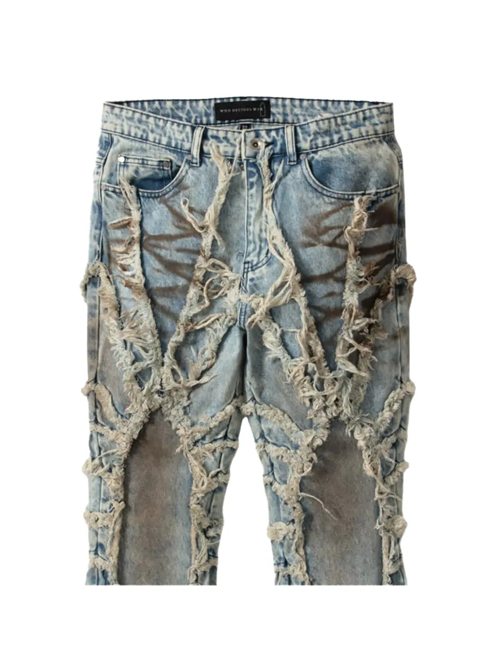 Who Decides War Window Ray jeans - Blauw