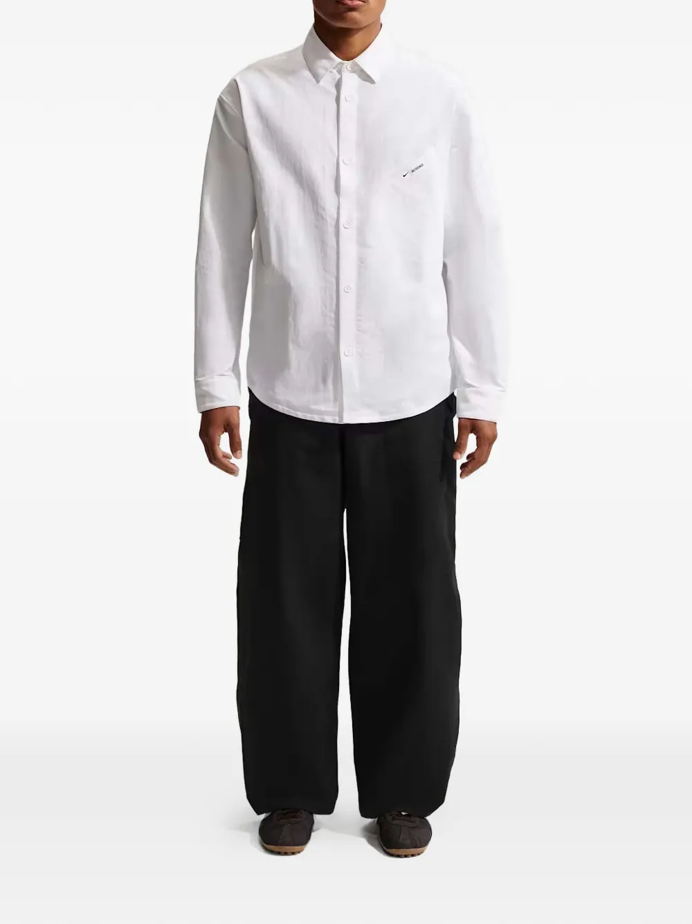 Nike x Jacquemus long-sleeve shirt - Wit