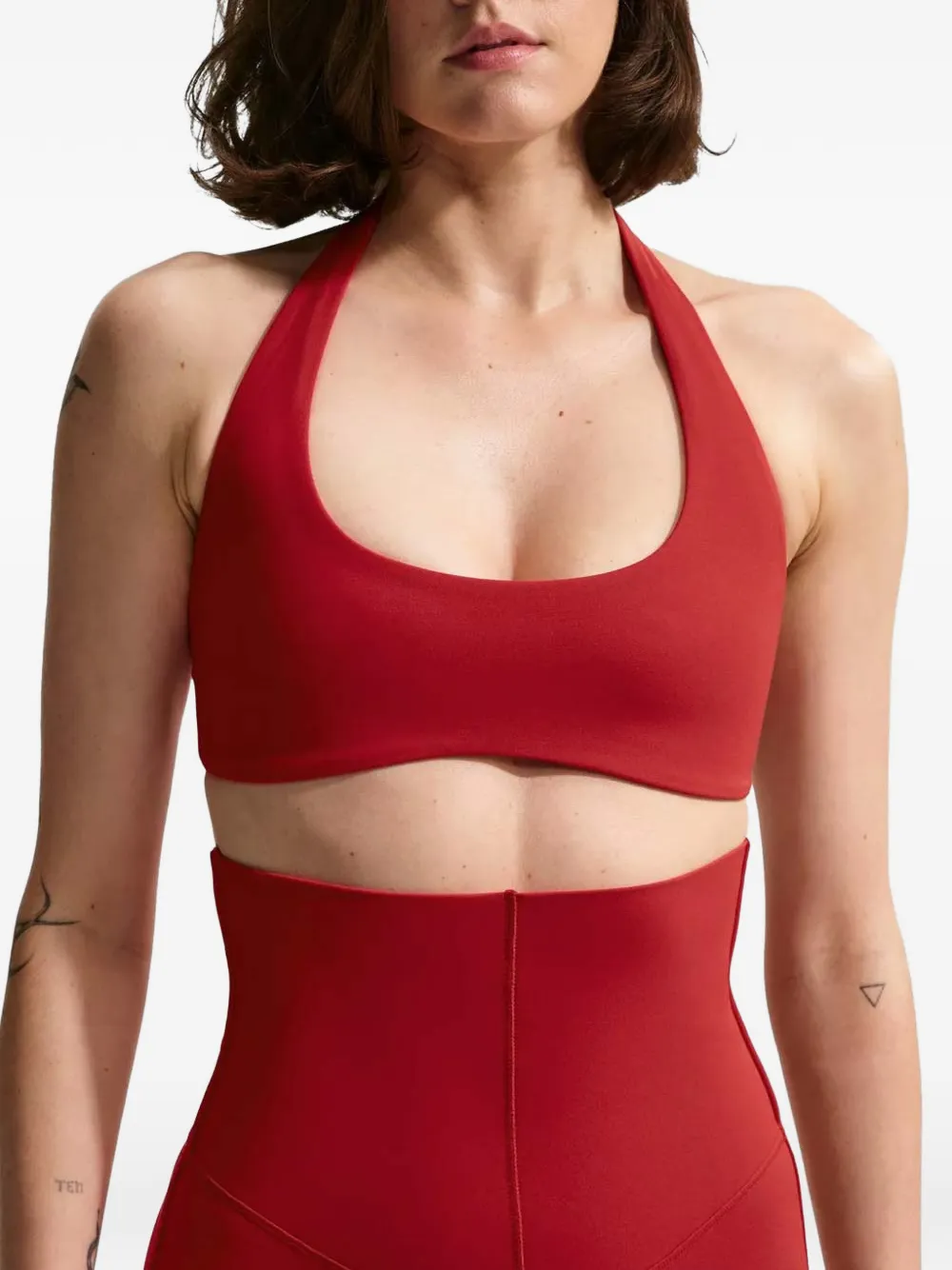 Nike Bralette met halternek Rood