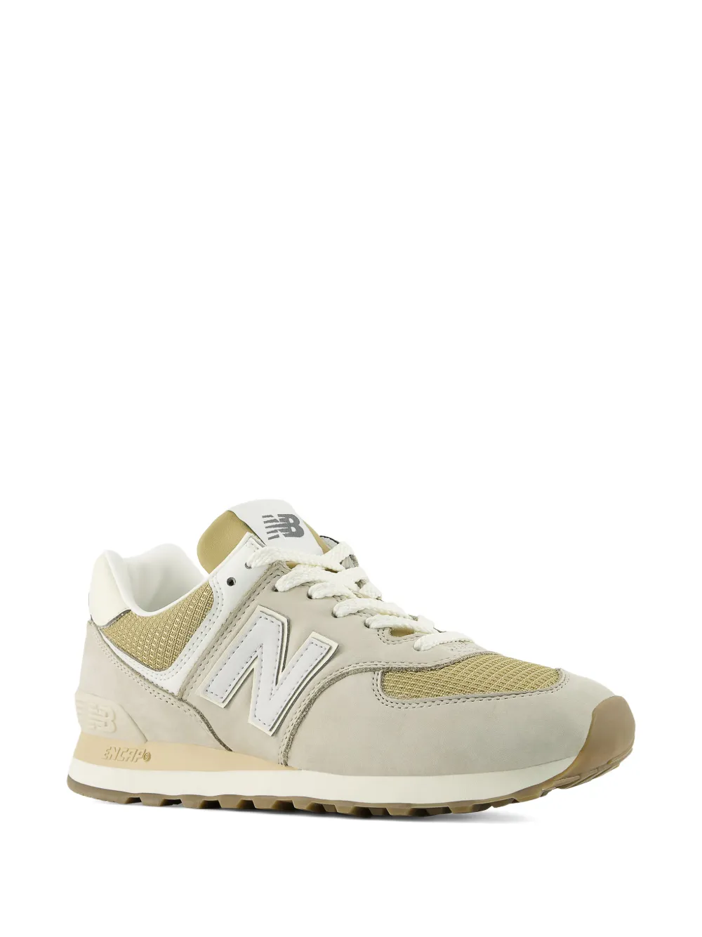 New Balance 574 sneakers met mesh vlak Beige