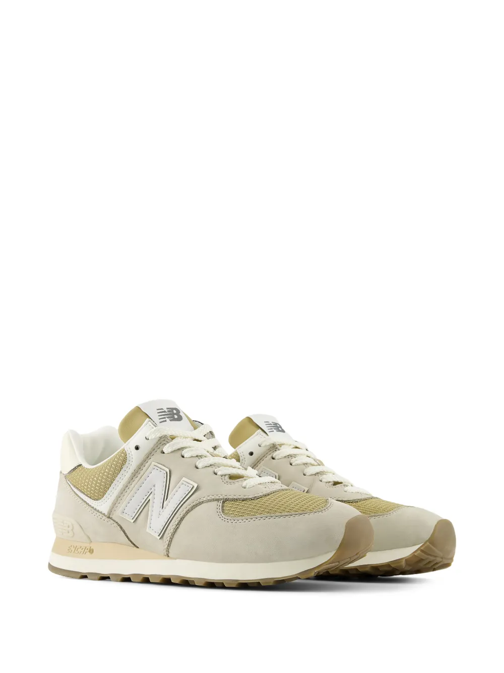 New Balance 574 sneakers met mesh vlak Beige
