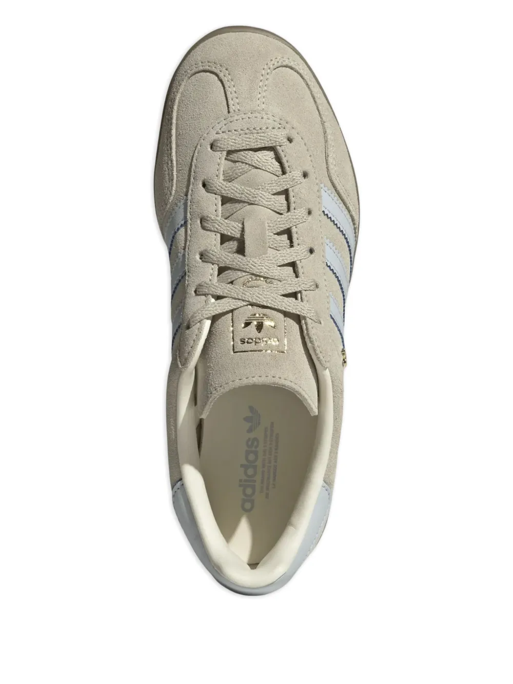 adidas Gazelle sneakers met gestreept detail Beige