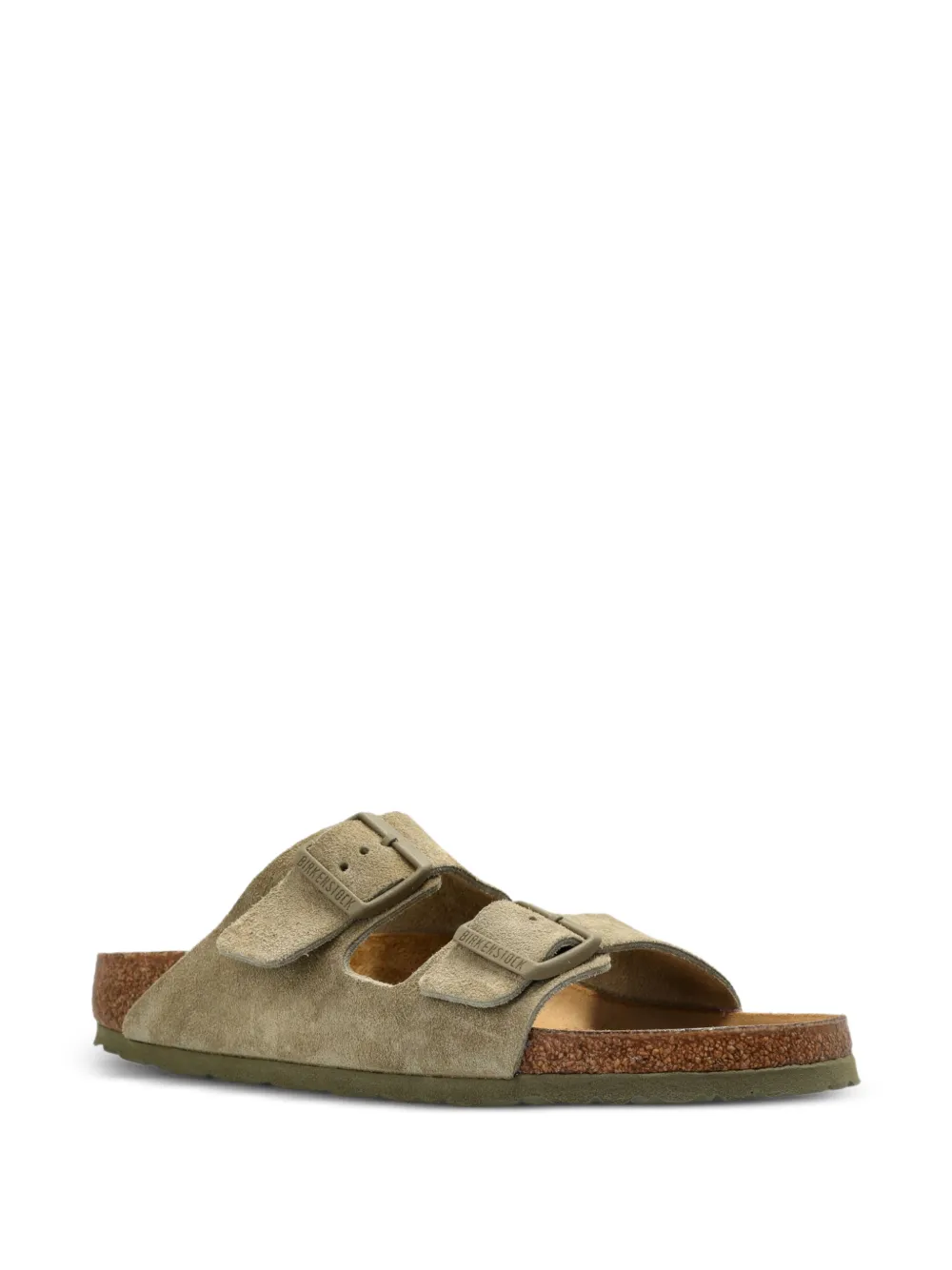 Birkenstock Arizona sandalen met gesp Beige